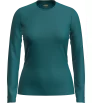Мерино Блуза Icebreaker Merino 200 Oasis Long Sleeve Crewe Tidal Teal W's