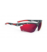 Rudy Propulse Charcoal Matte Multi Laser Red