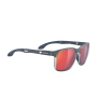 Rudy Sunglasses Lightflow A Ice Blue Metal Matte- Multilaser Red
