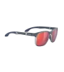 Rudy Sunglasses Lightflow A Ice Blue Metal Matte- Multilaser Red