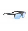 Rudy Sunglasses Spinhawk Multilaser Ice Black Fade Crystal Azur Gloss