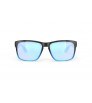 Rudy Sunglasses Spinhawk Multilaser Ice Black Fade Crystal Azur Gloss