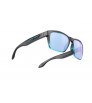 Rudy Sunglasses Spinhawk Multilaser Ice Black Fade Crystal Azur Gloss