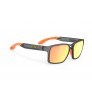 Rudy Sunglasses Spinair 57 Multilaser Orange Frozen Ash