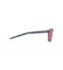 Sunglasses Rudy Overlap Multilaser Red Ice Blue Metal Matte