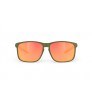 Sunglasses Rudy Overlap RP Multilaser Orange Metal Olive