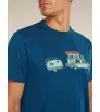 Тениска Icebreaker Merino 150 Tech Lite SS Tee Transportage M's