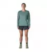Patagonia Long Sleeved Capilene Cool Daily Shirt - Boardshort Logo W's