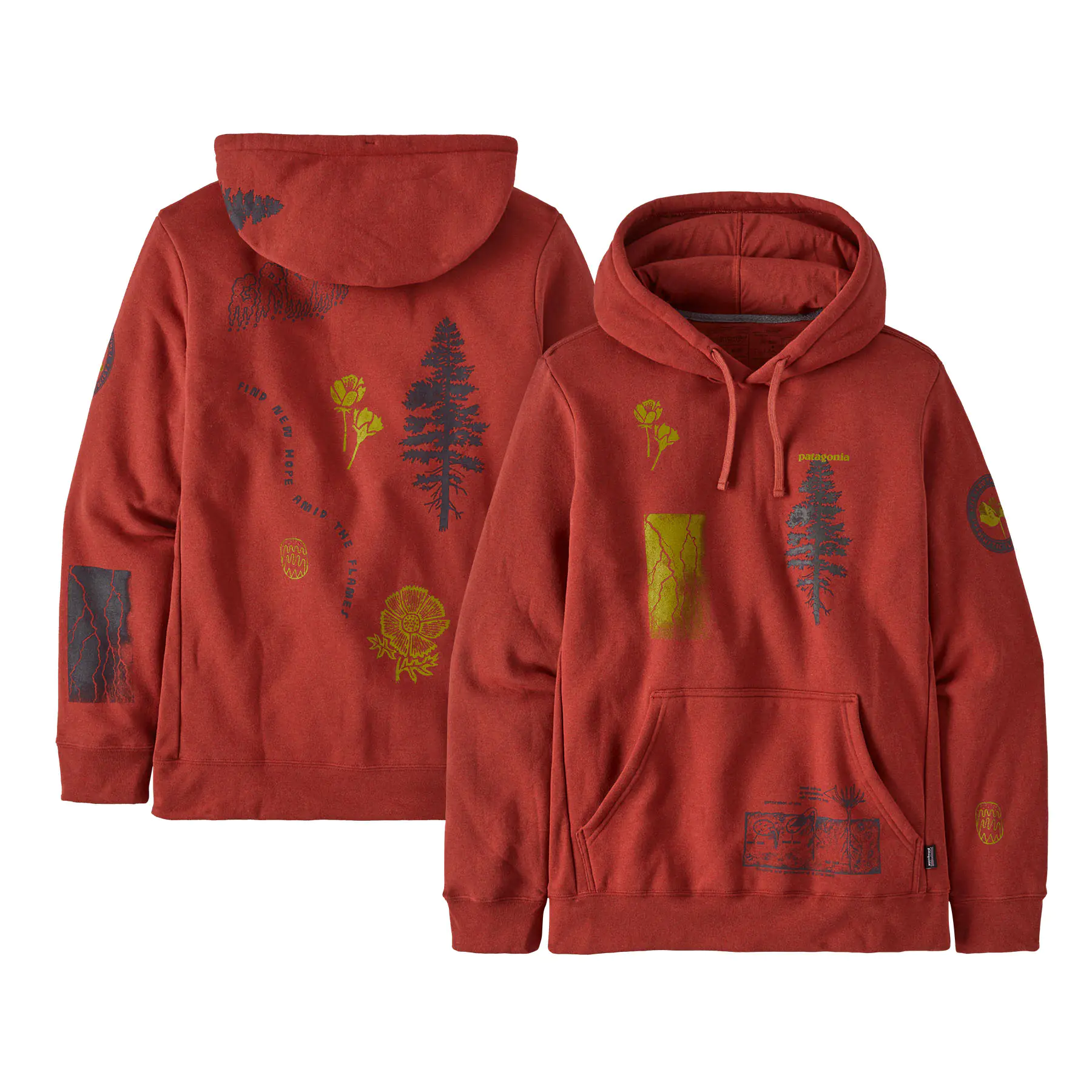 Patagonia on sale red hoodie